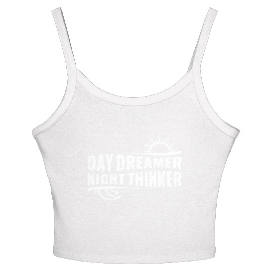Day Dreamer Night Thinker Women's Spaghetti Strap Tank Top