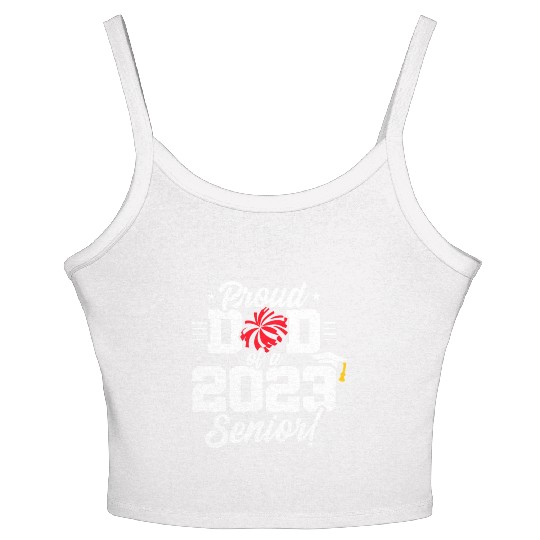 Senior Year - Cheerleading Dad - Class of 2023 - S Women's Spaghetti Strap Tank Top