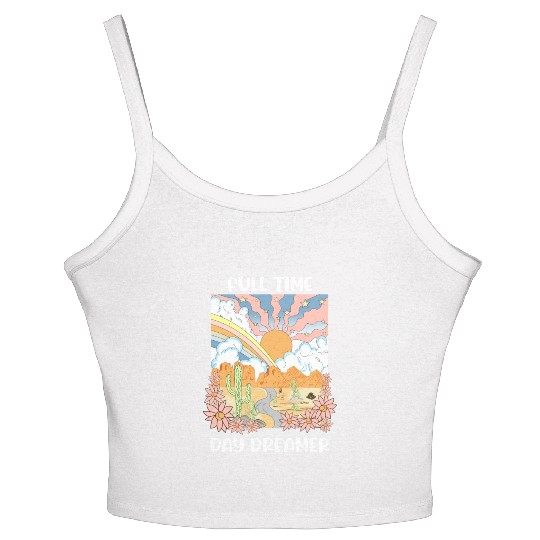 Full Time Day Dreamer Women's Spaghetti Strap Tank Top