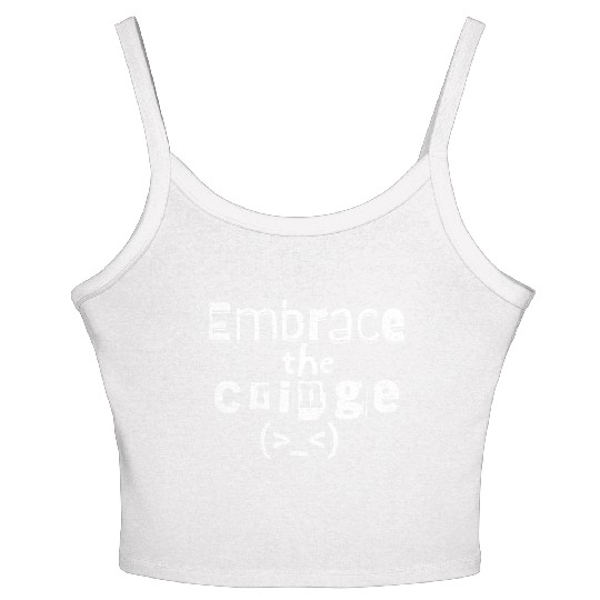 Embrace the Cringe Women's Spaghetti Strap Tank Top