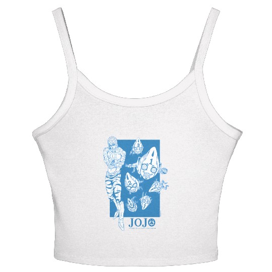 Jojo'S Bizarre Adventure Mista Six Bullets Women's Spaghetti Strap Tank Top