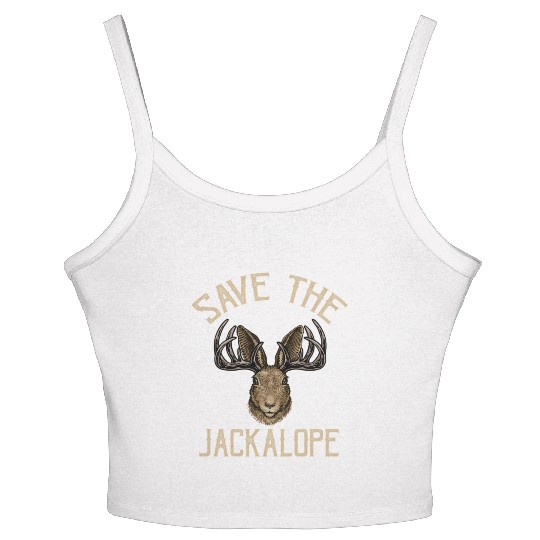 Save The Jackalope For Jackalope Fans Women's Spaghetti Strap Tank Top