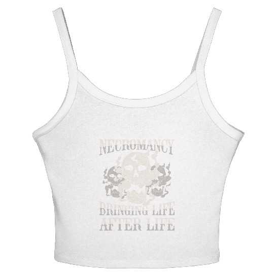 Necromancy Bringing Life After Life Necromancer Women's Spaghetti Strap Tank Top