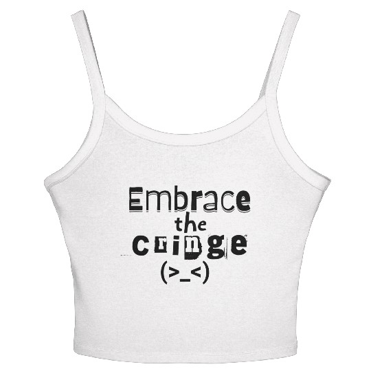 Embrace the Cringe Women's Spaghetti Strap Tank Top
