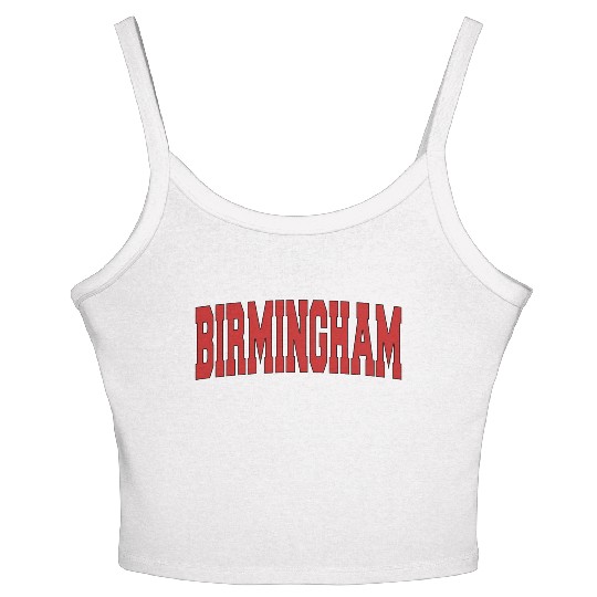 Birmingham Varsity Style Uk Sports Women's Spaghetti Strap Tank Top
