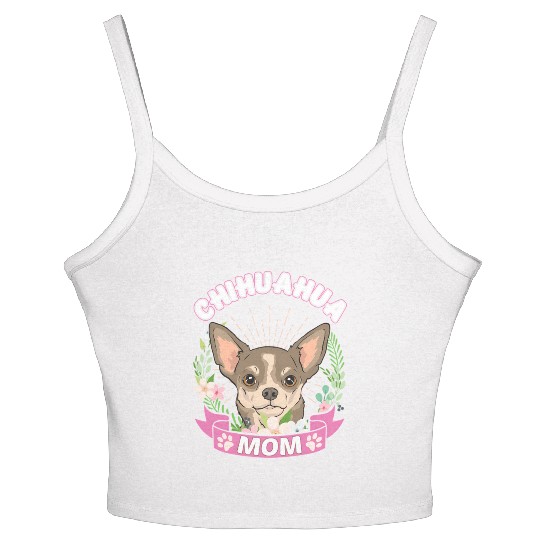 Chihuahua Mom Chihuahua Mother'S Day Women's Spaghetti Strap Tank Top