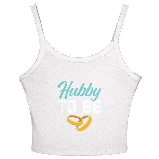 Bride And Groom Wedding Day Marriage Just Married Women's Spaghetti Strap Tank Top