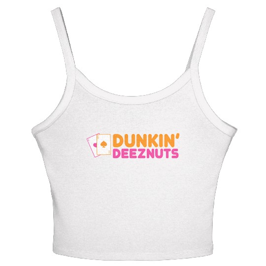 Dunkin Deez-Nuts Pocket Aces Women's Spaghetti Strap Tank Top