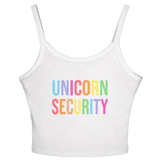 Uorn Security Dad Mom Daughter Women's Spaghetti Strap Tank Top