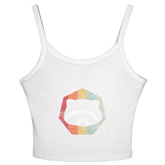 Ra Rac Trash Panda Women's Spaghetti Strap Tank Top