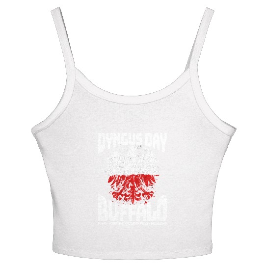 Dyngus Day Buffalo Piwo Pierogi Polka Women's Spaghetti Strap Tank Top