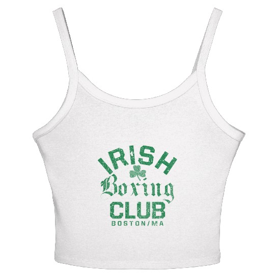 Irish Bong Club Boston Massachusetts Women's Spaghetti Strap Tank Top