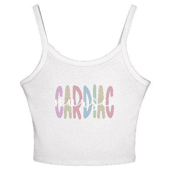 Best Cardiac Nurse Appreciation Cardiac Nursing Women's Spaghetti Strap Tank Top