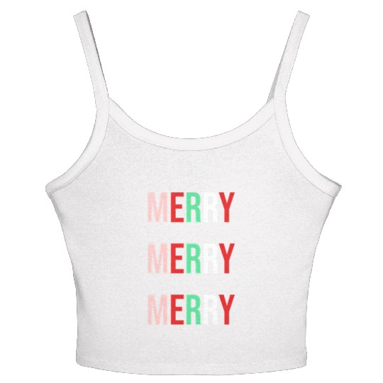 Merry Merry Merry Women's Spaghetti Strap Tank Top