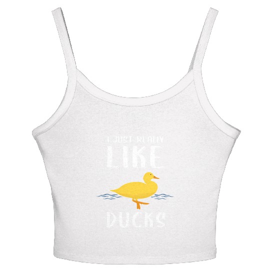 Duck For Duck Hunting Bird Women's Spaghetti Strap Tank Top