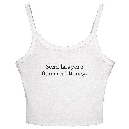Send Lawyers Guns And Money Women's Spaghetti Strap Tank Top
