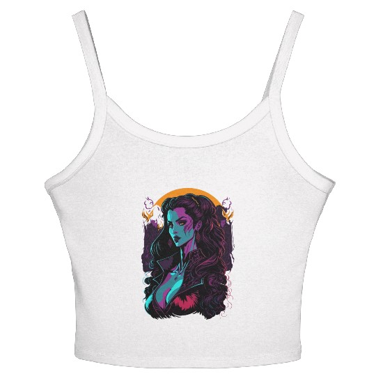 Vampire Girl Women's Spaghetti Strap Tank Top