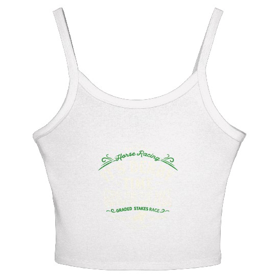Derby Time Louisville Kentucky Horse Racing Women's Spaghetti Strap Tank Top