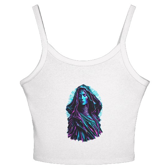 Mary Our Lady Women's Spaghetti Strap Tank Top