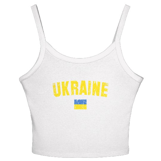 Ukraine Flag Ukraine Women's Spaghetti Strap Tank Top