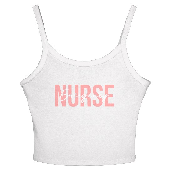 Er Nurse Emergency Room Nurse Registered Nurse Women's Spaghetti Strap Tank Top
