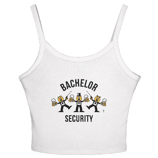 Bachelor Security (Caricature / Dance / 3C / B) Women's Spaghetti Strap Tank Top
