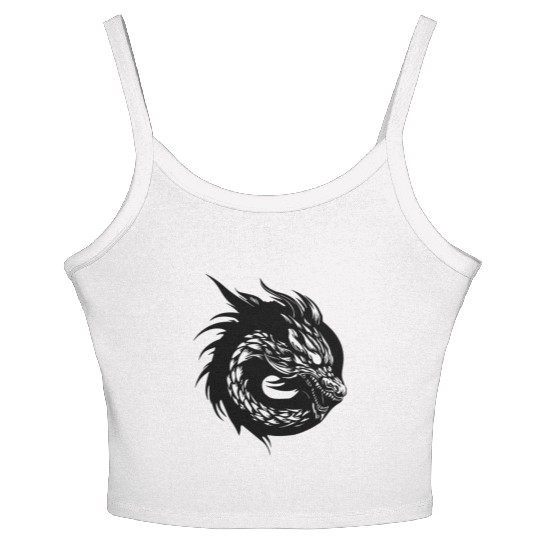 Dragon Mythical Fantasy Serpent Women's Spaghetti Strap Tank Top