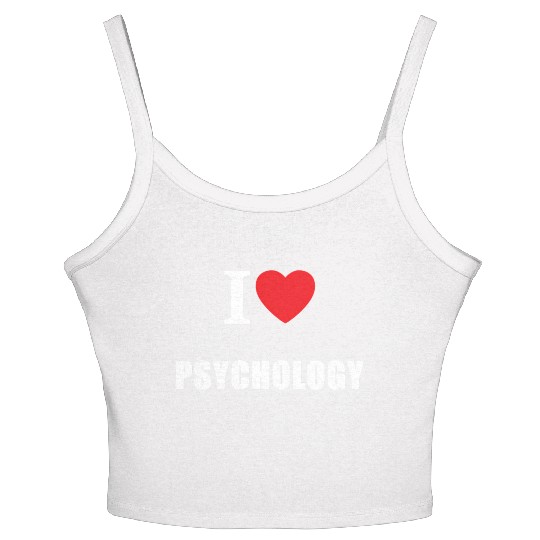 Vintage I Love Psychology Psychologists Women's Spaghetti Strap Tank Top