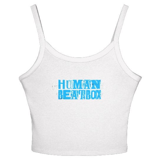 Beatboxing Musicound Beat Crazy Rap Cool Beatbox Women's Spaghetti Strap Tank Top