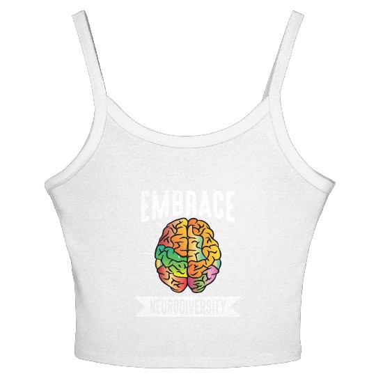 Embrace neurodiversity Women's Spaghetti Strap Tank Top