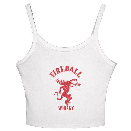 Fireball Whiy Red Hot Burns Like Hell V2 Women's Spaghetti Strap Tank Top