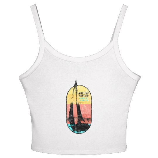 Martha'S Vineyard Sailing Women's Spaghetti Strap Tank Top