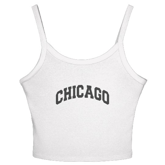 Chicago vintage Women's Spaghetti Strap Tank Top
