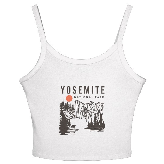Yosemite National Park Women's Spaghetti Strap Tank Top