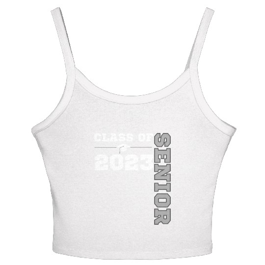 Class Of 2023 Senior Year 23 Back To School Women's Spaghetti Strap Tank Top
