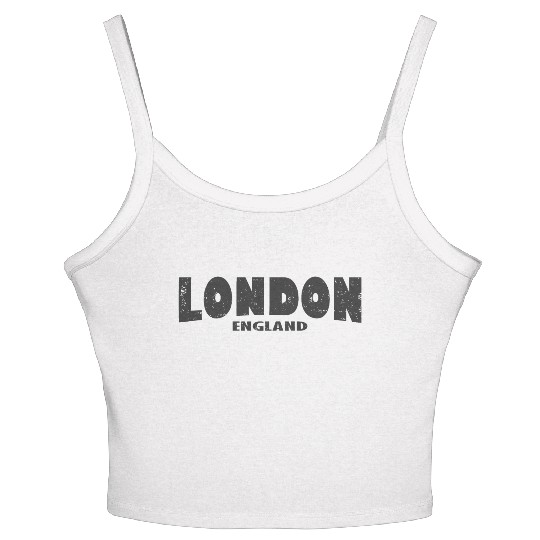 London vintage Women's Spaghetti Strap Tank Top