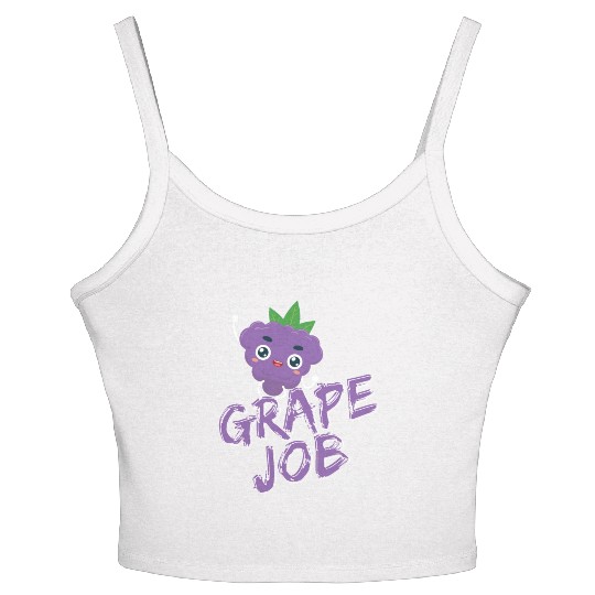Grape Job Women's Spaghetti Strap Tank Top