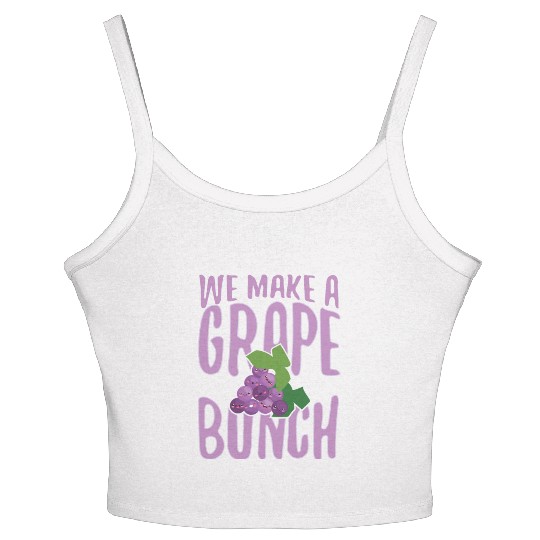 We Make Grape Bunch Women's Spaghetti Strap Tank Top