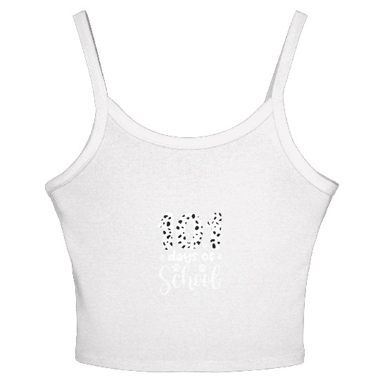 101 Days of School, Dalmatian Women's Spaghetti Strap Tank Top