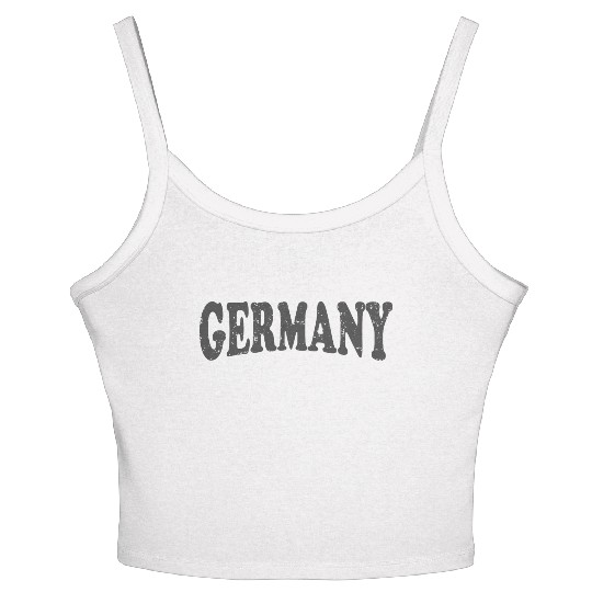 Germany vintage Women's Spaghetti Strap Tank Top