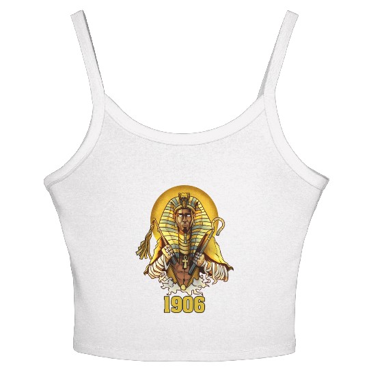 1906 Sphinx Alpha Ace Fraternity Pharoah Women's Spaghetti Strap Tank Top
