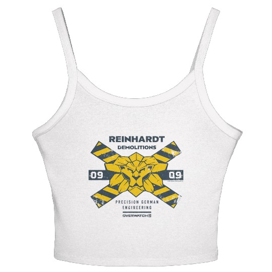 Overwatch 2 Reinhardt Demolitions Icon Logo Women's Spaghetti Strap Tank Top