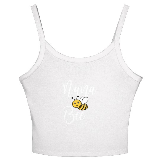 Nana Of The Bee Day Hive Family Sweet Women's Spaghetti Strap Tank Top