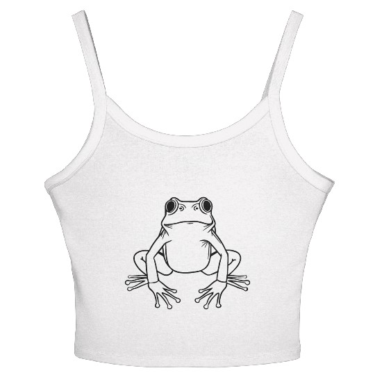 Frog Amphibian Toad Women's Spaghetti Strap Tank Top