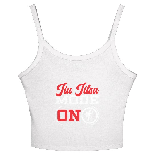 Jiu Jitsu Bjj Mixed Martial Mma Combat Fighting Women's Spaghetti Strap Tank Top