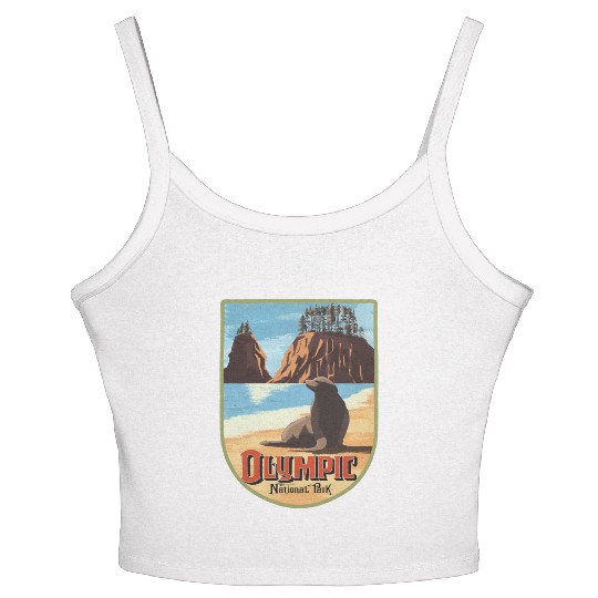 olympic national park Women's Spaghetti Strap Tank Top