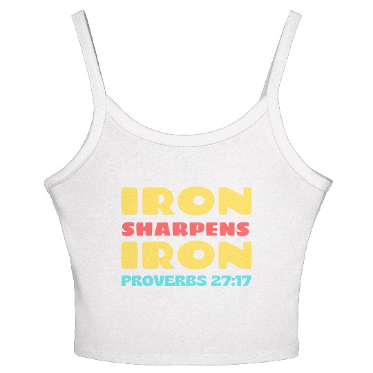 Iron Sharpens Iron nature Women's Spaghetti Strap Tank Top