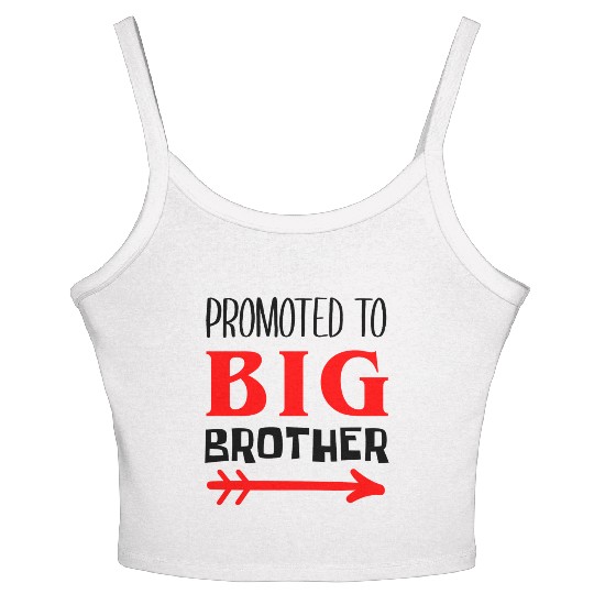 Promoted to big brother boy Women's Spaghetti Strap Tank Top