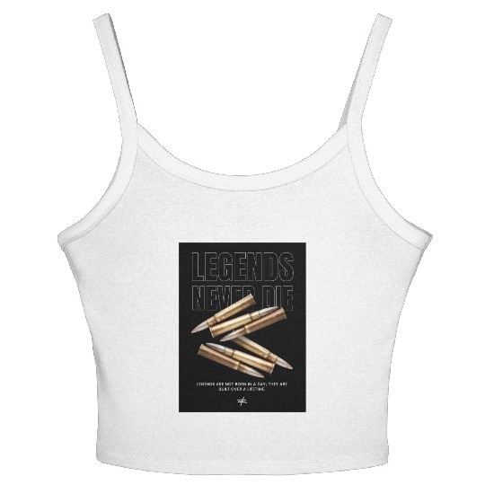 Legends Never Die Women's Spaghetti Strap Tank Top