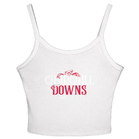 Officially Licensed Kentucky Derby Churchill Women's Spaghetti Strap Tank Top